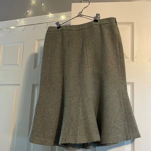 Wool skirt